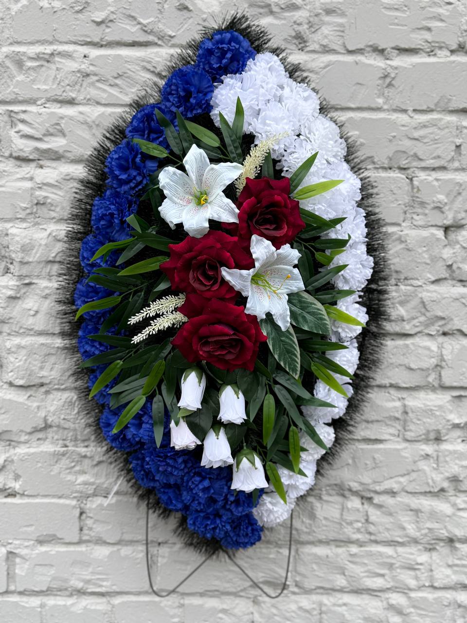 Венок ритуальный 90 см (В90-23)