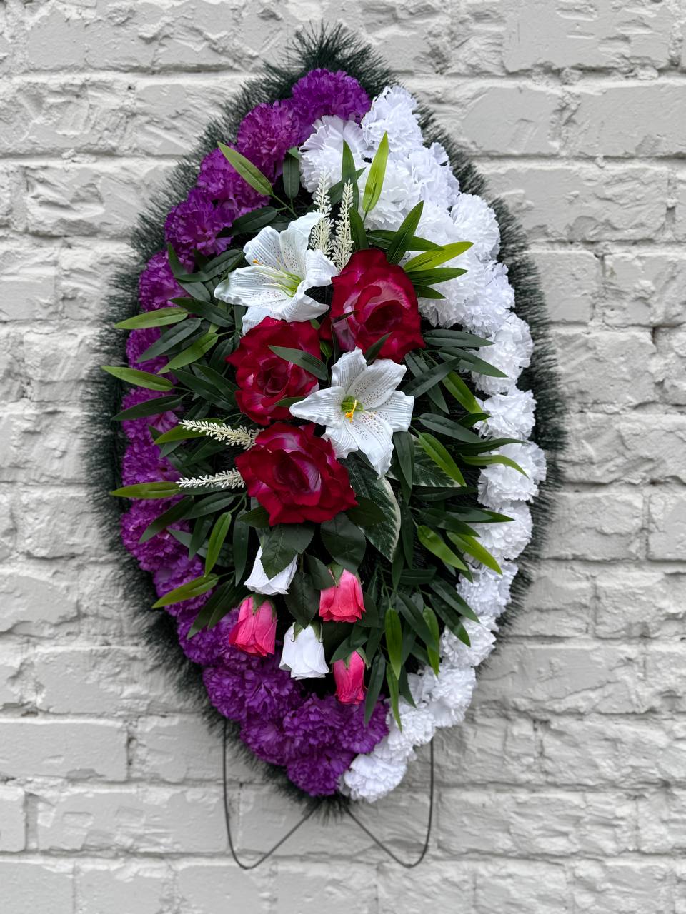 Венок ритуальный 90 см 